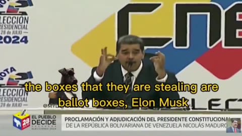 🇻🇪 BREAKING: Maduro accuses Elon Musk of meddling in Venezuelan elections via social media X