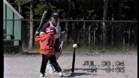 Kid Wipes Out Hard After Swinging Baseball Bat Super Hard