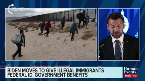Jack Posobiec on Biden giving undocumented illegal aliens a federal ID along with government benefits