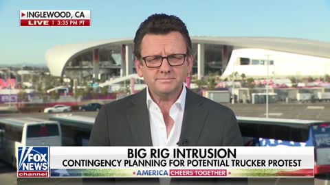 Fox News reports that there could be a Canadian-style trucker protest near the Super Bowl stadium