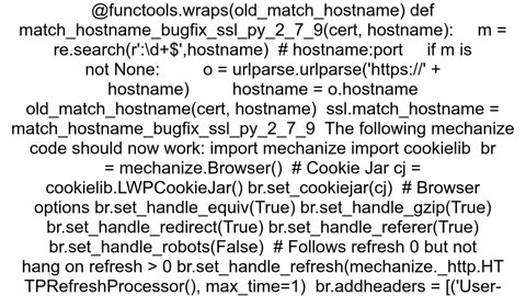 CertificateError hostname doesn39t match