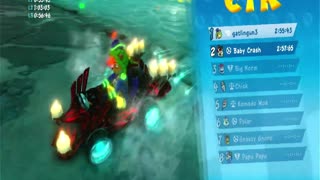 Mystery Caves CTR Challenge ("C" Is Off Power Ramp. Hard To See.) - Crash Team Racing Nitro-Fueled