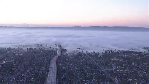 SOME VIDEO OF THE FOG OVER THE VALLEY THIS AM … PRETTY CRAZY SITE IT WAS CLEAR IN MOST AREAS.