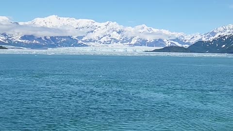 Breathtaking view of Hubbard Glacier