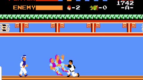 Kung Fu 1985 Nintendo Retro Family Computer Game