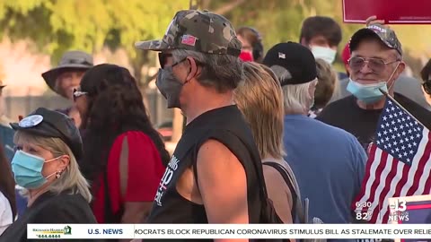 Trump supporters, Nevada GOP protest Gov. Sisolak's attempts to 'shut down' events