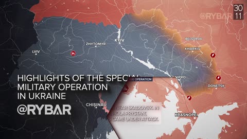 ❗️🇷🇺🇺🇦🎞 Rybar Daily Digest of the Special Military Operation: November 30, 2023