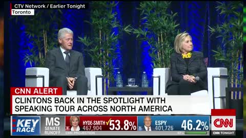 Hillary Clinton begins speaking tour with 2020 joke