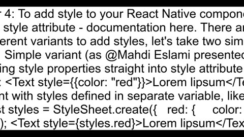 How to edit font color in some words from a Text Component in React Native