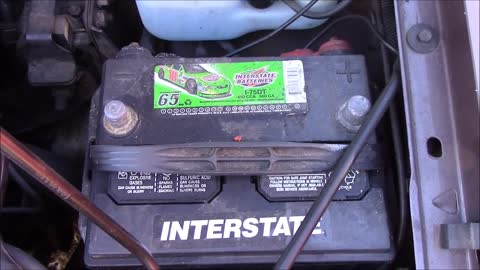 Positive And Negative Symbols On A Car Battery