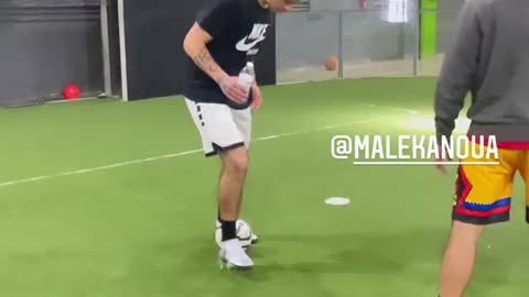 Lil Mosey Playing Football