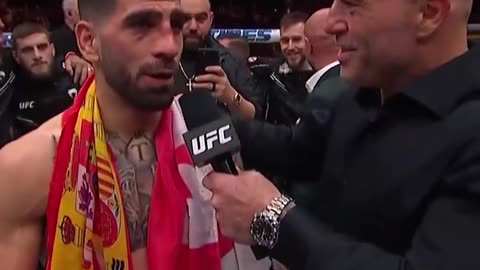 Ilia Topuria Octagon Intervju UFC298