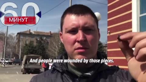 Ukraine War - A resident of Kramatorsk showed striking elements of the 'Tochka U' cluster munition