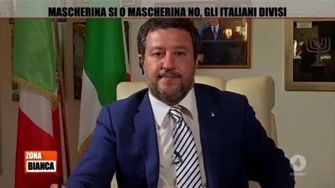 🔴 Matteo Salvini a "Zona Bianca" (19/05/2021).
