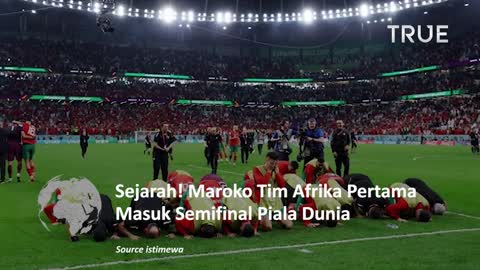 HISTORY! Morocco is the first African team to reach the semifinals of the World Cup