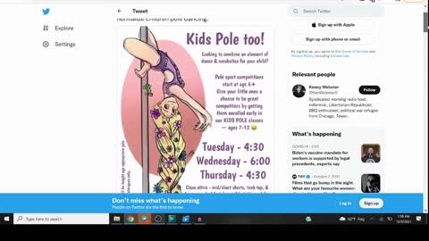 Leftists Promote Pole Dancing Classes For 6 Year Olds Because Of Course They Do