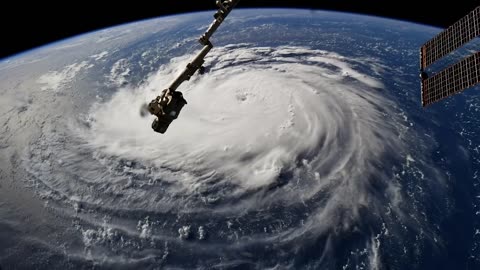 Hurricane Florence From Space on September 10