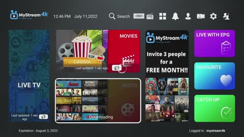 How to install New MyStream4k APP