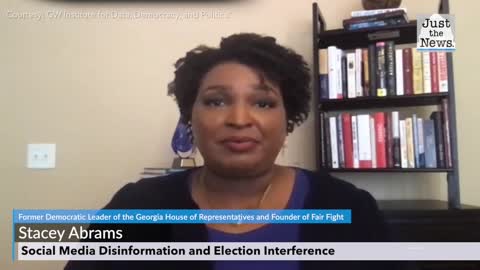 Stacey Abrams - Social Media Disinformation and Election Interference