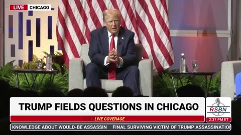 Trump Speech at Nat. Association of Black Journalists Convention in Chicago Illinois - 7.31.2024
