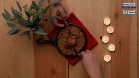 Homemade "Indulge in Warm and Gooey Cookie Skillet Bliss"
