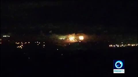 Israeli forces drop phosphorus bombs at Meiss Ej Jabal in southern Lebanon