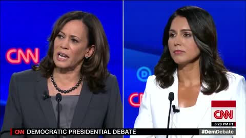 Tulsi Gabbard rips Senator Kamala Harris records