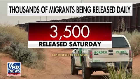 3,500 migrants released into US in one day, sources say Gutfeld Fox News