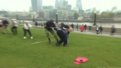 Boris Johnson takes a tumble in tug of war with armed forces BBC News.