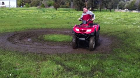 ATV Kids Dragged Through Mud… Good Times!