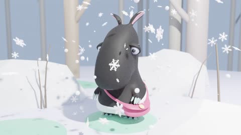 Tapir in Snow