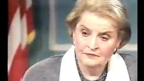 Madeleine Albright on dead children: "We think the price is worth it."