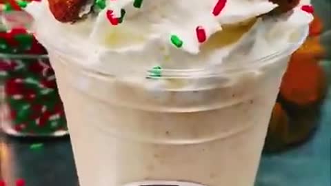 Yummy Food Videos! Christmas Milkshake 💚❤️💚