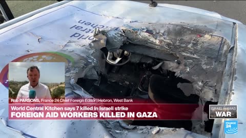 Israel Gaza strike kills seven staff members of US food charity • FRANCE 24