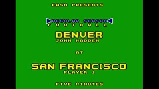 John Madden football for Genesis