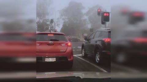 Driving Through Foggy Brisbane l Queensland Australia