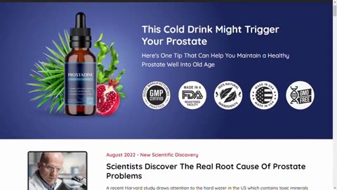 BEST SELLING 100% NATURAL CURE FOR PROSTRATE CANCER "PROSTADINE" HOME REMEDIES