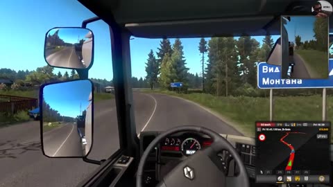 Euro Truck Simulator 2 gameplay