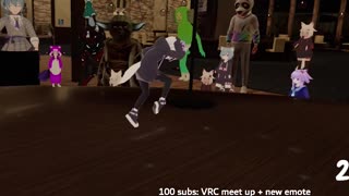 Doing flips in public VRChat!