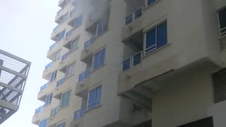 Video de conato de incendio en edificio de Bocagrande
