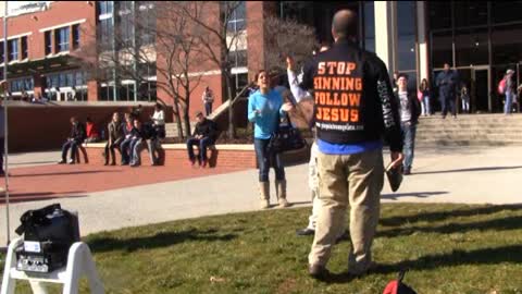 WKU Needs To Repent! - Kerrigan Skelly College Campus Open Air Preaching - Bowling Green, KY