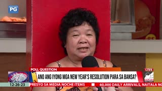 Ano ang iyong New Year's Resolution para sa bansa?