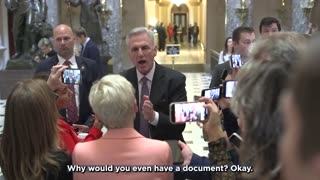 Speaker McCarthy Drops Truth Bomb On CNN Reporter About Biden