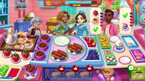 Chef & Friends_ Cooking Game-Gameplay Walkthrough Part 36-SWEET TOOTH-LEVEL 191-193