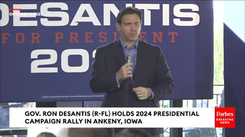 'We All Stand With The State Of Israel'- DeSantis Reacts To Hamas Attack On Israel At Iowa Rally