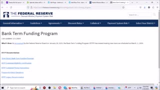 Bank Term Funding Program Free Beer