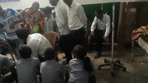 Several students suffered reaction to measles rubella vaccination Sahabad ME school, Assam