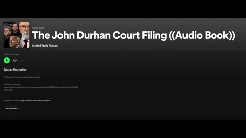 The full court filing from John Durham himself.