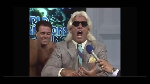 RIC FLAIR AND THE FOUR HORSEMEN SHOW THE ART OF THE PROMO IN THIS 1988 MASTERPIECE! WOOOOOOO!!!!!