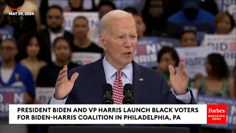 Biden Calls Out 'Trump's MAGA Lies' To Black Voters At Event In Philadelphia, Pennsylvania